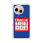 プレミアムスクエアケース with SnapMag［ FRAGILE Sticker - Blue ］