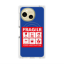 プレミアムスクエアケース with SnapMag［ FRAGILE Sticker - Blue ］