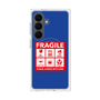 プレミアムスクエアケース with SnapMag［ FRAGILE Sticker - Blue ］