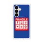 プレミアムスクエアケース with SnapMag［ FRAGILE Sticker - Blue ］
