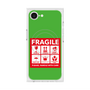 プレミアムスクエアケース with SnapMag［ FRAGILE Sticker - Green ］
