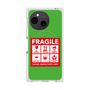 プレミアムスクエアケース with SnapMag［ FRAGILE Sticker - Green ］