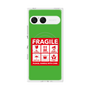 プレミアムスクエアケース with SnapMag［ FRAGILE Sticker - Green ］