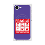 プレミアムスクエアケース with SnapMag［ FRAGILE Sticker - Purple ］