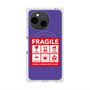 プレミアムスクエアケース with SnapMag［ FRAGILE Sticker - Purple ］