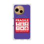 プレミアムスクエアケース with SnapMag［ FRAGILE Sticker - Purple ］