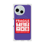 プレミアムスクエアケース with SnapMag［ FRAGILE Sticker - Purple ］