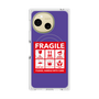 プレミアムスクエアケース with SnapMag［ FRAGILE Sticker - Purple ］