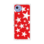 プレミアムスクエアケース with SnapMag［ Stars - Red ］