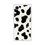 プレミアムスクエアケース with SnapMag［ Cow - White ］