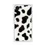 プレミアムスクエアケース with SnapMag［ Cow - White ］