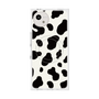 プレミアムスクエアケース with SnapMag［ Cow - White ］