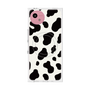 プレミアムスクエアケース with SnapMag［ Cow - White ］