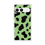 プレミアムスクエアケース with SnapMag［ Cow - Green ］