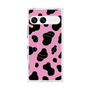 プレミアムスクエアケース with SnapMag［ Cow - Pink ］