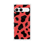 プレミアムスクエアケース with SnapMag［ Cow - Red ］