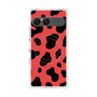 プレミアムスクエアケース with SnapMag［ Cow - Red ］