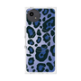 プレミアムスクエアケース with SnapMag［ Leopard - Blue ］