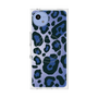 プレミアムスクエアケース with SnapMag［ Leopard - Blue ］