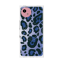 プレミアムスクエアケース with SnapMag［ Leopard - Blue ］