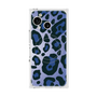 プレミアムスクエアケース with SnapMag［ Leopard - Blue ］