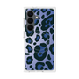 プレミアムスクエアケース with SnapMag［ Leopard - Blue ］