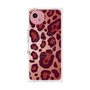 プレミアムスクエアケース with SnapMag［ Leopard - Red ］