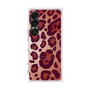 プレミアムスクエアケース with SnapMag［ Leopard - Red ］