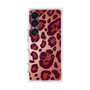 プレミアムスクエアケース with SnapMag［ Leopard - Red ］