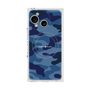 プレミアムスクエアケース with SnapMag［ Camouflage - Blue ］
