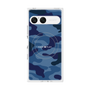 プレミアムスクエアケース with SnapMag［ Camouflage - Blue ］