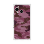 プレミアムスクエアケース with SnapMag［ Camouflage - Pink ］