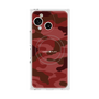 プレミアムスクエアケース with SnapMag［ Camouflage - Red ］