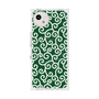 プレミアムスクエアケース with SnapMag［ 唐草模様 - Green ］