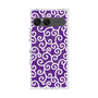 プレミアムスクエアケース with SnapMag［ 唐草模様 - Purple ］