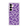 プレミアムスクエアケース with SnapMag［ 唐草模様 - Purple ］