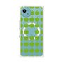 プレミアムスクエアケース with SnapMag［ Apple - Green ］