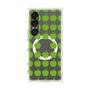 プレミアムスクエアケース with SnapMag［ Apple - Green ］
