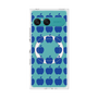 プレミアムスクエアケース with SnapMag［ Apple - Blue ］