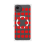 プレミアムスクエアケース with SnapMag［ Apple - Red ］