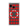 プレミアムスクエアケース with SnapMag［ Apple - Red ］