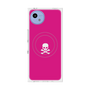 プレミアムスクエアケース with SnapMag［ スカル - Pink ］