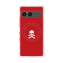プレミアムスクエアケース with SnapMag［ スカル - Red ］