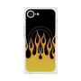 プレミアムスクエアケース with SnapMag［ 炎 - Yellow ］