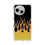 プレミアムスクエアケース with SnapMag［ 炎 - Yellow ］