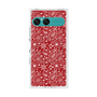 プレミアムスクエアケース with SnapMag［ ペイズリー - Red ］