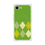 プレミアムスクエアケース with SnapMag［ Nordic Argyle - Green ］