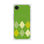 プレミアムスクエアケース with SnapMag［ Nordic Argyle - Green ］