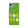 プレミアムスクエアケース with SnapMag［ Nordic Argyle - Green ］