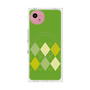 プレミアムスクエアケース with SnapMag［ Nordic Argyle - Green ］